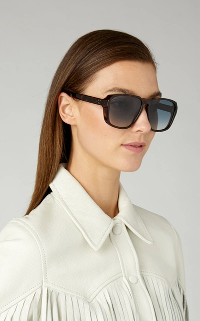 Shop Givenchy Women's Tortoiseshell Acetate Square-frame Sunglasses In Brown