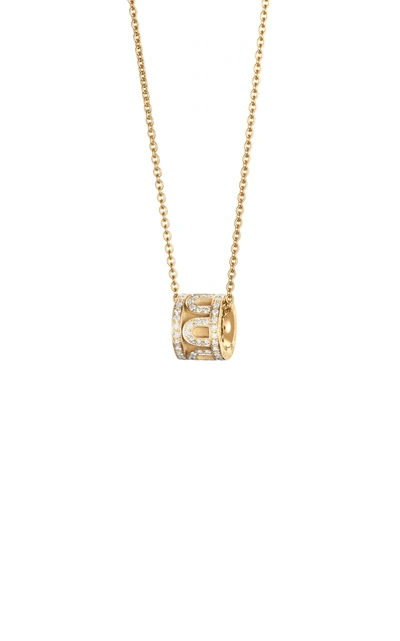 Shop Davidor Women's L'arc 18k Yellow Gold Diamond Necklace