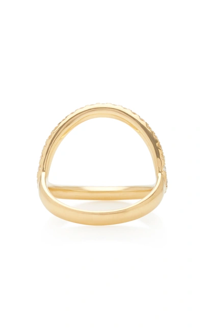 Shop Anita Ko Arc 18k Gold Diamond Ring