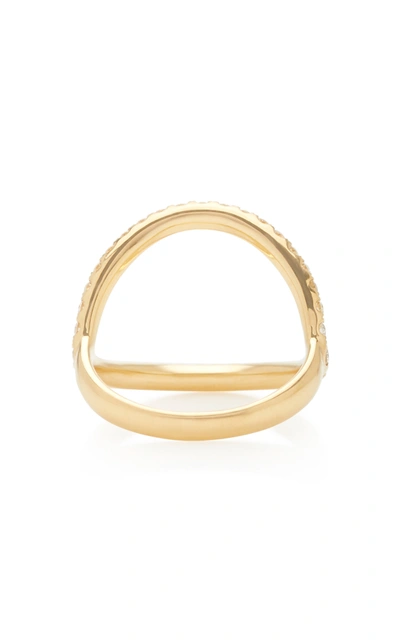 Anita Ko Arc 18k Gold Diamond Ring In Gold