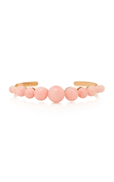 Shop Irene Neuwirth Women's 18k Rose Gold And Pink Opal Cuff