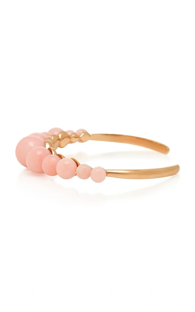 Shop Irene Neuwirth Women's 18k Rose Gold And Pink Opal Cuff