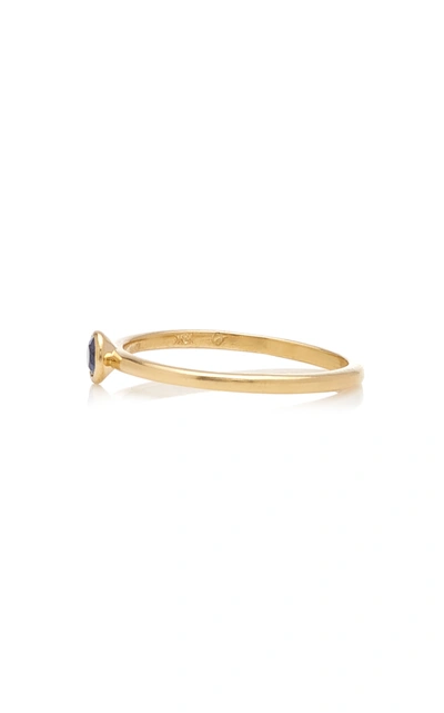 Shop Octavia Elizabeth Women's Sapphire Stack Ring In Gold