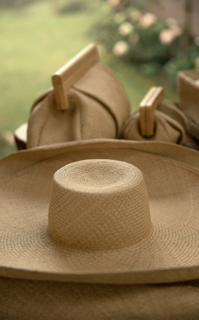 Shop Johanna Ortiz Women's La Capitana Sun Hat In Neutral