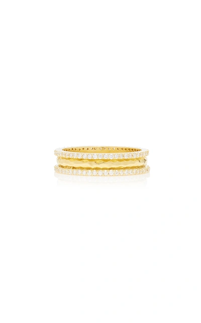 Shop Amrapali Women's Chandni 18k Gold And Diamond Ring