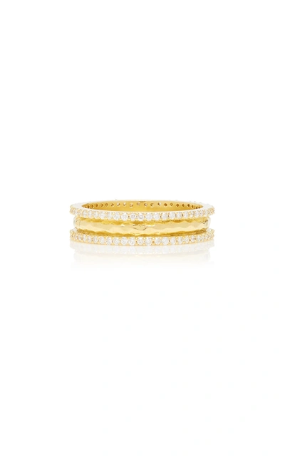 Shop Amrapali Women's Chandni 18k Gold And Diamond Ring