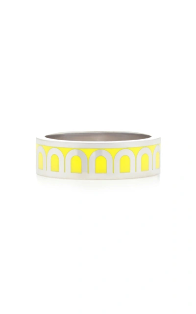 Shop Davidor Women's L'arc 18k White Gold Ring In Yellow