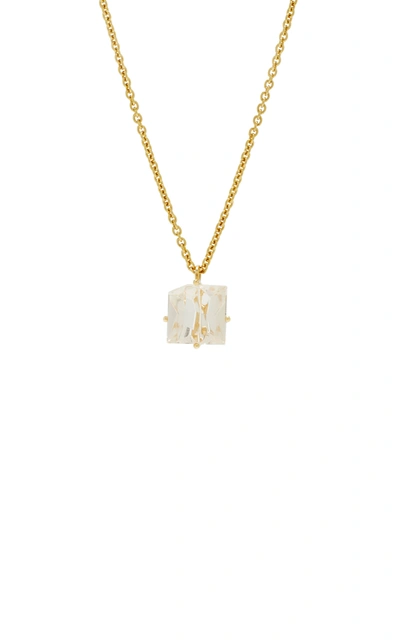 Shop Misui Women's 18k Gold Morganite Necklace