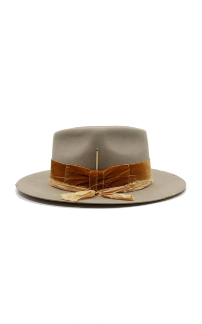 Shop Nick Fouquet No. 41 Embellished Felt Hat In Neutral