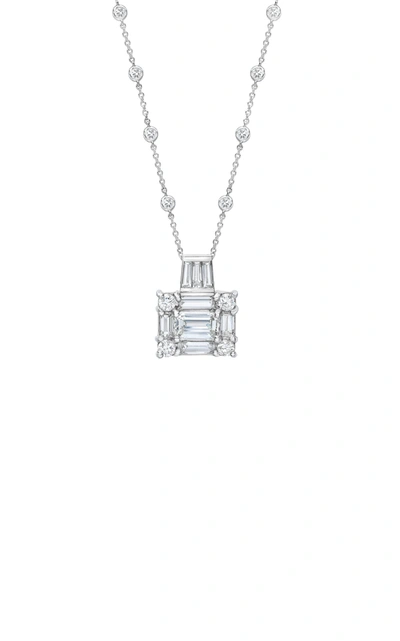 Shop Mindi Mond Mega Clarity Diamond Pendant 18k White Gold Necklace
