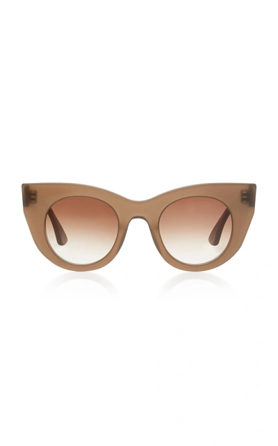 Shop Thierry Lasry Bluemoony Cat-eye Acetate Sunglasses In Brown