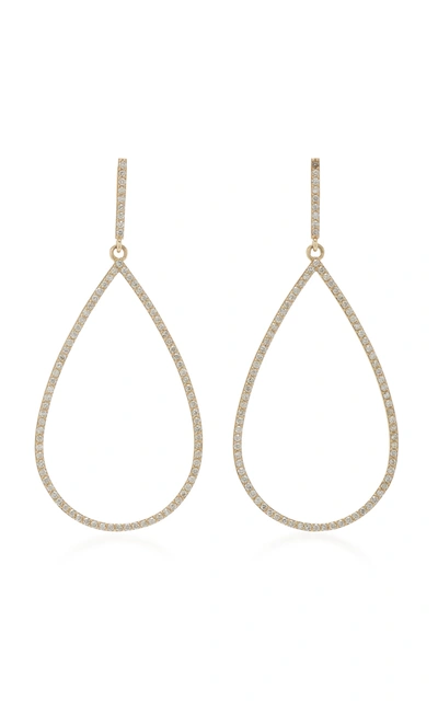 Shop Sheryl Lowe Women's 14k Gold And Diamond Earrings