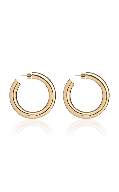 Shop Jennifer Fisher Women's Baby Jamma 14k Gold-plated Hoop Earrings