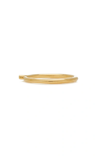 Shop Yael Sonia Women's Rock Asymmetric Diamond 18k Yellow Gold Ring