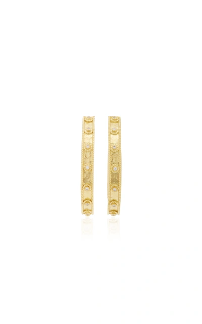 Shop Amrapali Women's Revati 18k Gold And Diamond Hoop Earrings