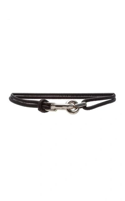 Shop Bottega Veneta Women's Leather Rope Belt In Orange,black