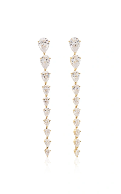 Shop Anabela Chan Diamond Nova Earrings In White