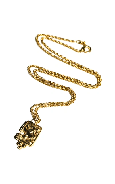 Shop Pamela Card Royal Prowess 24k Gold-plated Necklace