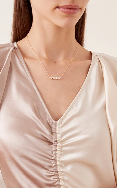 Suzanne Kalan 18k Gold Diamond Necklace In Gold