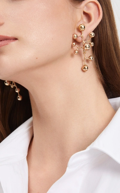 Shop Evren Kayar Women's Constellation 18k Yellow Gold Earrings