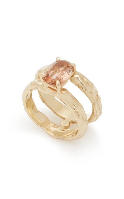 Shop Fie Isolde Odette Ring In Gold