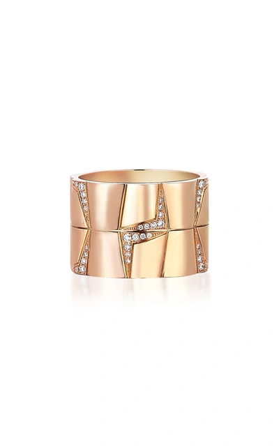 Shop Gilan Women's Theodora 18k Rose Giold Diamond Ring In Pink