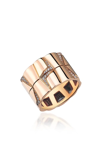 Shop Gilan Women's Theodora 18k Rose Giold Diamond Ring In Pink