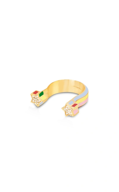 Shop Aisha Baker Shooting Star Ring In Multi