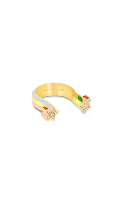 Shop Aisha Baker Shooting Star Ring In Multi