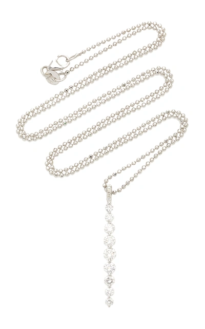 Shop Anita Ko Women's Twiggy Medium 18k Diamond Necklace In White