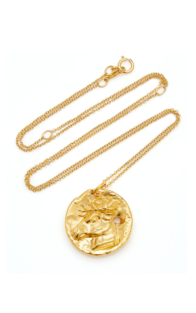 Shop Alighieri Women's The Gentle Totem Necklace In Gold