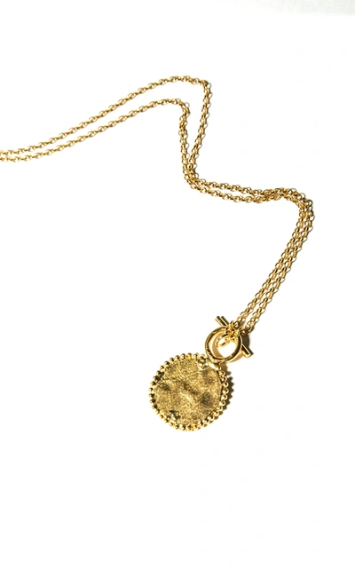 Shop Pamela Card Constantine's Medallion 24k Gold-plated Necklace