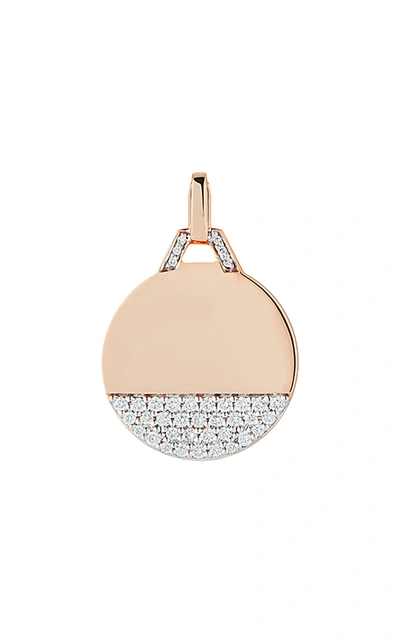 Shop Walters Faith Dora Diamond-pendant 18k Rose-gold Necklace In Pink