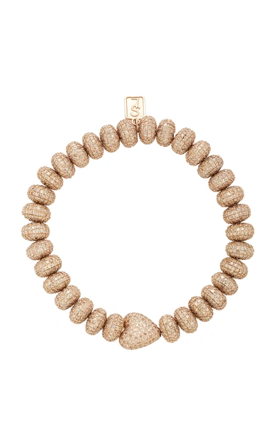 Shop Sheryl Lowe Women's 14k Rose Gold And Diamond Bracelet