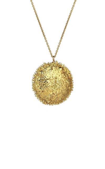 Shop Evren Kayar Women's Celestial Sun 18k Yellow Gold Necklace