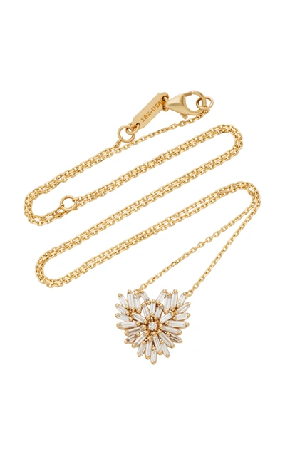 Shop Suzanne Kalan Angel Medium 18k Gold Diamond Necklace