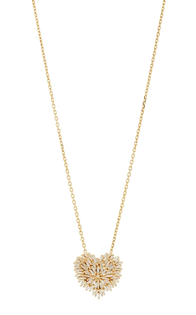 Shop Suzanne Kalan Angel Medium 18k Gold Diamond Necklace