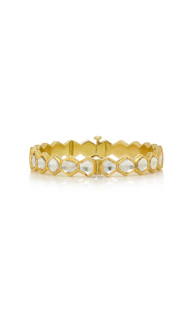 Shop Amrapali Kundan 18k Gold And Diamond Bracelet