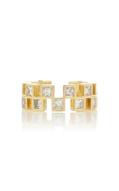 Katkim 18k Yellow Gold Anerise Ear Cuff In Gold