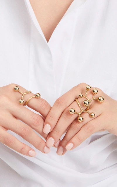 Shop Evren Kayar Women's Constellation 18k Yellow Gold Small Ring