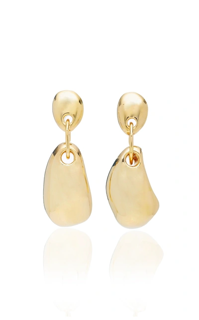 Shop Agmes Women's Luna Earrings In Gold