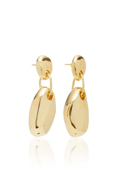 Shop Agmes Women's Luna Earrings In Gold