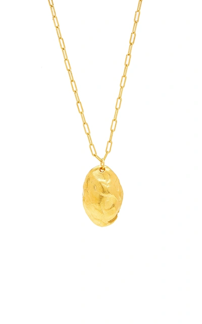 Shop Alighieri The Tale Of The Cicada 24k Gold-plated Necklace
