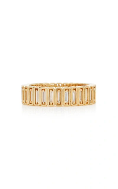 Shop Suzanne Kalan Inlay Collection 18k Yellow-gold Eternity Band