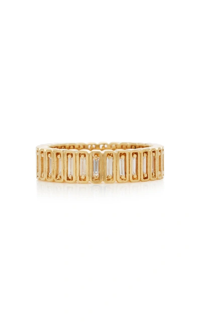 Shop Suzanne Kalan Inlay Collection 18k Yellow-gold Eternity Band