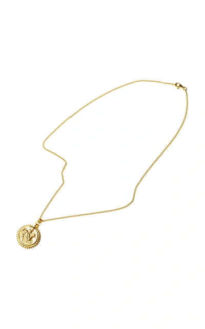 Shop Pamela Card The Mare Of Estoi 24k Gold-plated Necklace