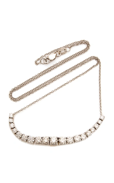 Shop Maria Jose Jewelry Women's 18k White Gold And Diamond Necklace