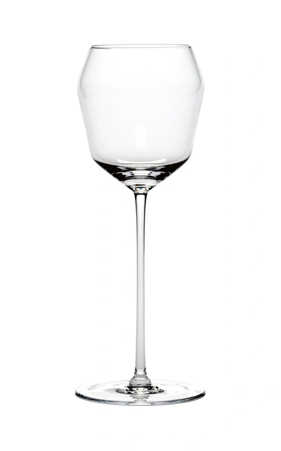 Shop Ann Demeulemeester For Serax Set-of-four Billie 30 Cl Red Wine Glass In White