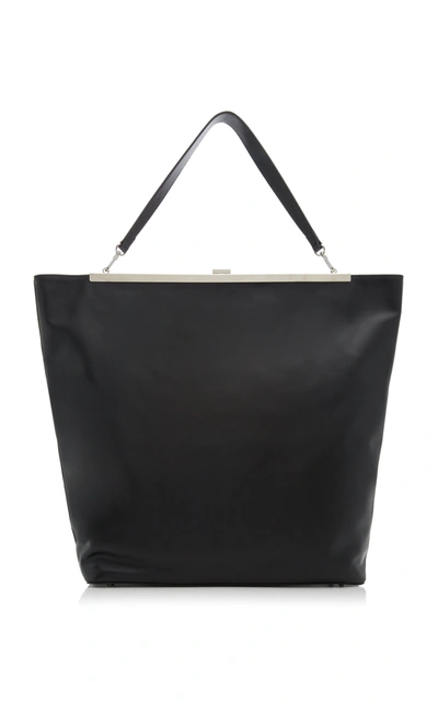 Shop Studio Amelia Leather Bag In Black