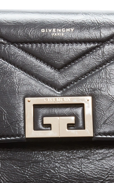 Shop Givenchy Women's Id Textured-leather Backpack In Black